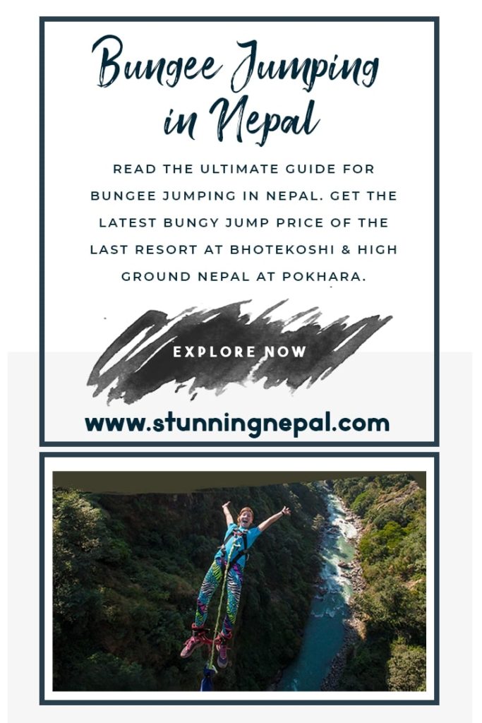 Bungee Jumping in Nepal Pinterest