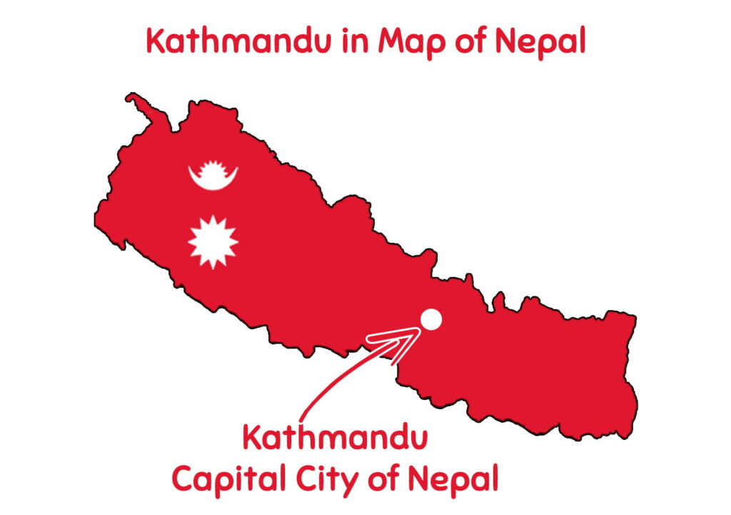 Where is Kathmandu in Map of Nepal
