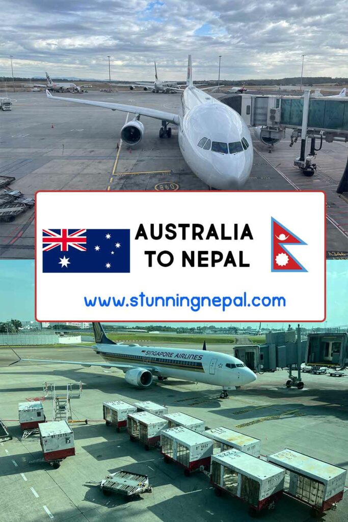Australia to Nepal Pinterest